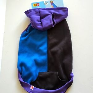 NWT Dog  Color block Lego Sweatshirt Medium